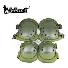 Set gomitiere e ginocchiere Verdi Exagon