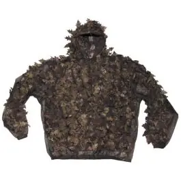 Ghillie camouflage a foglie 3 pezzi
