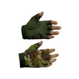 Guanti in neoprene x softair mimetici mezze dita