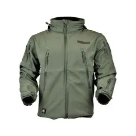Giacca Shark Skin impermeabile ed anti-vento interno felpato verde JS-TACTICAL (JW-V)