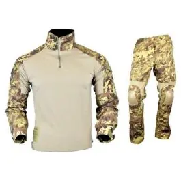 Divisa completa Mimetica Combat Warrior - Vegetato Italiano - JS-Tactical