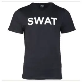 T-shirt S.W.A.T Nera - 100% Cotone - Mil-Tech (11062002)