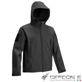 Giacca Tattica Softshell Nero Defcon 5