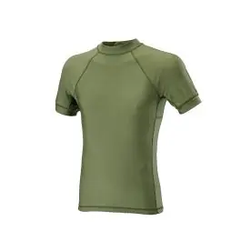 T-Shirt A Mezza Manica In Lycra® + Mesh - verde - Defcon 5