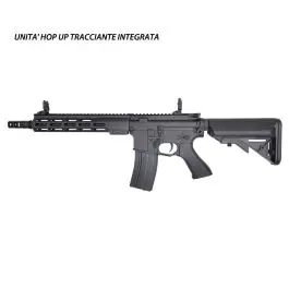 Fucile Elettrico Serie M4 M-LOK 10.5"" PLATINUM TRACER HOP UP Full Metal Nero Cyma