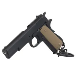 Portachiavi a pistola 1911 in ABS molto realistica WOSPORT