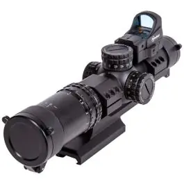 Ottica Firefield® RapidStrike 1,4-5x24 5 MOA Nera con Red Dot (FF13071K)