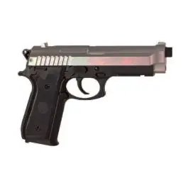 Pistola a molla carrello in metallo taurus pt92 nera e grigia