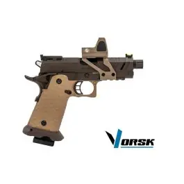 Pistola a Gas vorsk CS Hi Capa Vengeance Compact Tan/Bonzo (VGP-02-CS-08-TDS)