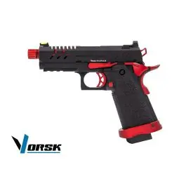 Pistola a Gas vorsk Hi Capa 3.8 pro Nera /rosso (VGP-02-48)