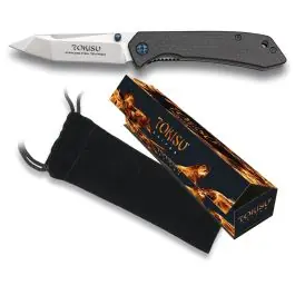 Coltellino TOKISU carbon fiber lama in acciaio 7Cr17Mov 18451