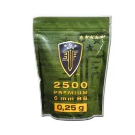 Pallini per softair Elite Force premium 6 mm 0.25g Bianchi 1Kg UMAREX 2.6105