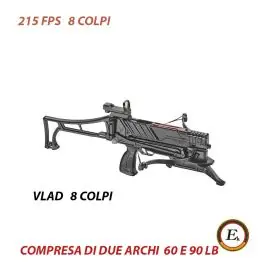 Balestra compoumd CON SISTEMA SELF COCKING COBRA 150 Libre - 300 FPS - Full Kit - EK-ARCERY