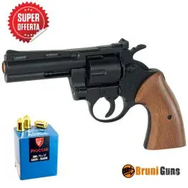 Pistola a salve Magnum Nera calibro 380 mm + 50 COLPI