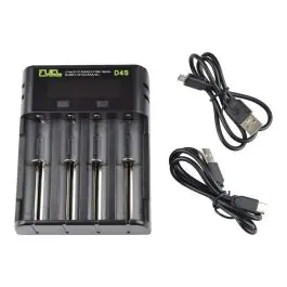 Caricabatteria universale 4 slot NI-MH - NI-CD - LI-ION