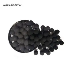 Munizioni per T4E Calibro .68 Blackball di Gomma da 3.01 gr (CF.100pz)