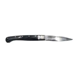 Coltellino Mascu Pattada 10 cm manico in corno nero