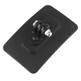 Attacco slitta/GOPRO per velcro elmetti nero Wosport