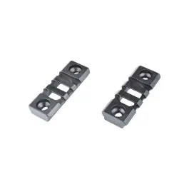 Slitta standard 20mm 3 slots per KEYMODE nero - 2 pezzi JS-TACTICAL
