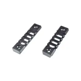 Slitta standard 20mm 5 slots per KEYMODE nero - 2 pezzi JS-TACTICAL