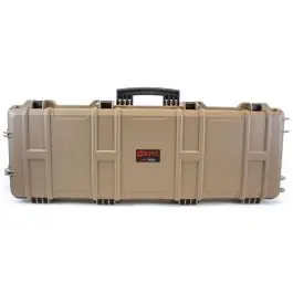 Custodia Rigida larga hard con Trolley - Tan - Nuprol NHC-01-TAN