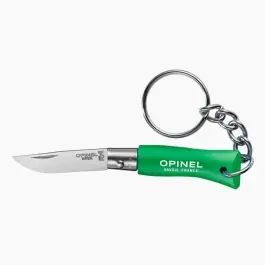 Coltellino Opinel portachiavi inox 2 verde