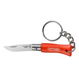 Coltellino Opinel portachiavi inox 2 arancio