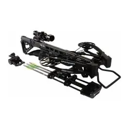 Balestra Compound XBC 450 nera + Accessori 420 FPS - 185 Skorpion con carichino maccanico