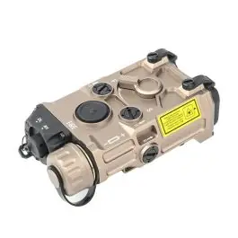 Sistema di Puntamento ET OLG Laser Rosso / IR luce led bianca ,Tan WADSN