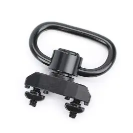 Gancio cinghia QD con attacco KEYMOD /M-LOK ,nero OMETAL