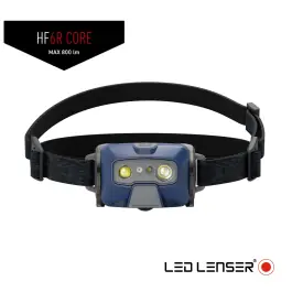 Torcia frontale HF6R CORE ricaricabile 800 lm- Ledlenser blu