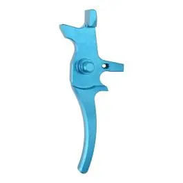 Grilletto CNC AR15 tipo Q blu RETROARMS RA-7498