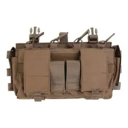 Pannello per chest rig con tasca porta caricatori coyote brown Emerson EM7363CB
