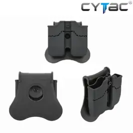 Porta caricatori pistola rigido doppio per 1911 - CYTAC