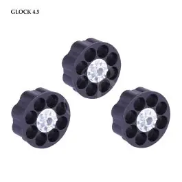 3 tamburi da 8 colpi per pistola GLOCK co2 cal. 4,5 Umarex