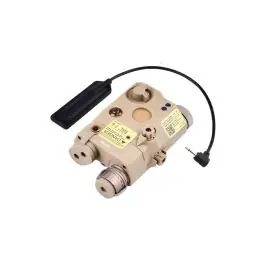 Sistema di Puntamento Laser Rosso con torcia Led Tan WADSN