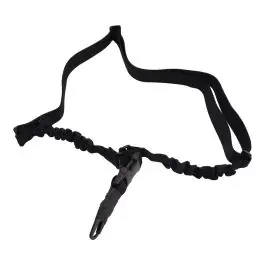 Cinghia a 1 punto bungee Nera