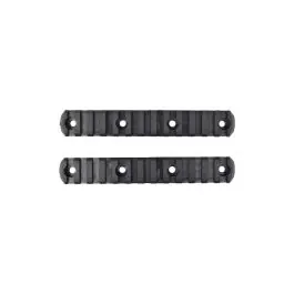 Slitte 20mm in polimero 13 slot nere - 2 pezzi Classic Army