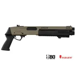Fucile a Pompa a GREEN GAS Fabarm STF12 tan - 3 Canne - BO