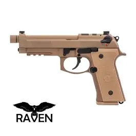Pistola a Gas Beretta R9-4 carello RDO - Nera - Raven P-RGP-05-20