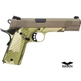 Pistola a Gas 1911 MEU corpo camo carrello tan - Raven RGP-02-04