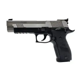 Pistola X-Five P226 a CO2 - dual tone - Scarrellante - Full-Metal - 27 BBs - Sig Sauer by CyberGun