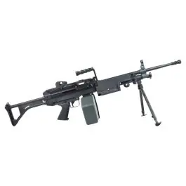 Fucile elettrico Minimi M249 Mk1 PARA Nero polymer version A&K