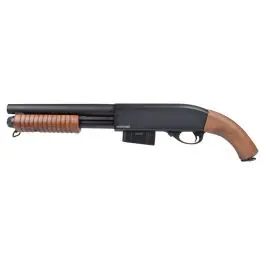 Fucile A Pompa Full Metal Corto In Vero Legno A&K