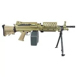 Mitraliatrice elettrica MK46 polymer version dark earth A&K
