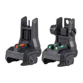 Tacca di mira anteriore abattibile Flip up nero