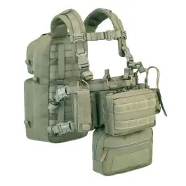 Zaino mini + Chest rig combo Verde OUTAC