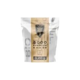 Pallini per softair Elite Force premium BIO 6 mm 0.20g Bianchi 1Kg UMAREX 2.6100