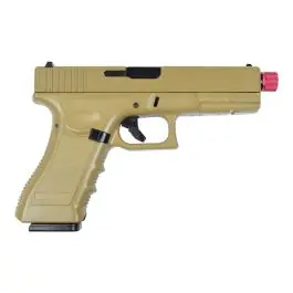 Pistola Glock 17 scarrellante a gas Tan VG