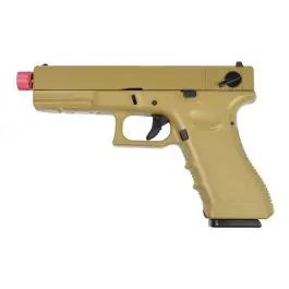 Pistola Glock 18 SEMI/FULL AUTO scarrellante a gas Tan